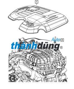 NẮP CHE (ĐẬY) MẶT MÁY XE FORD EVEREST - Ảnh 3
