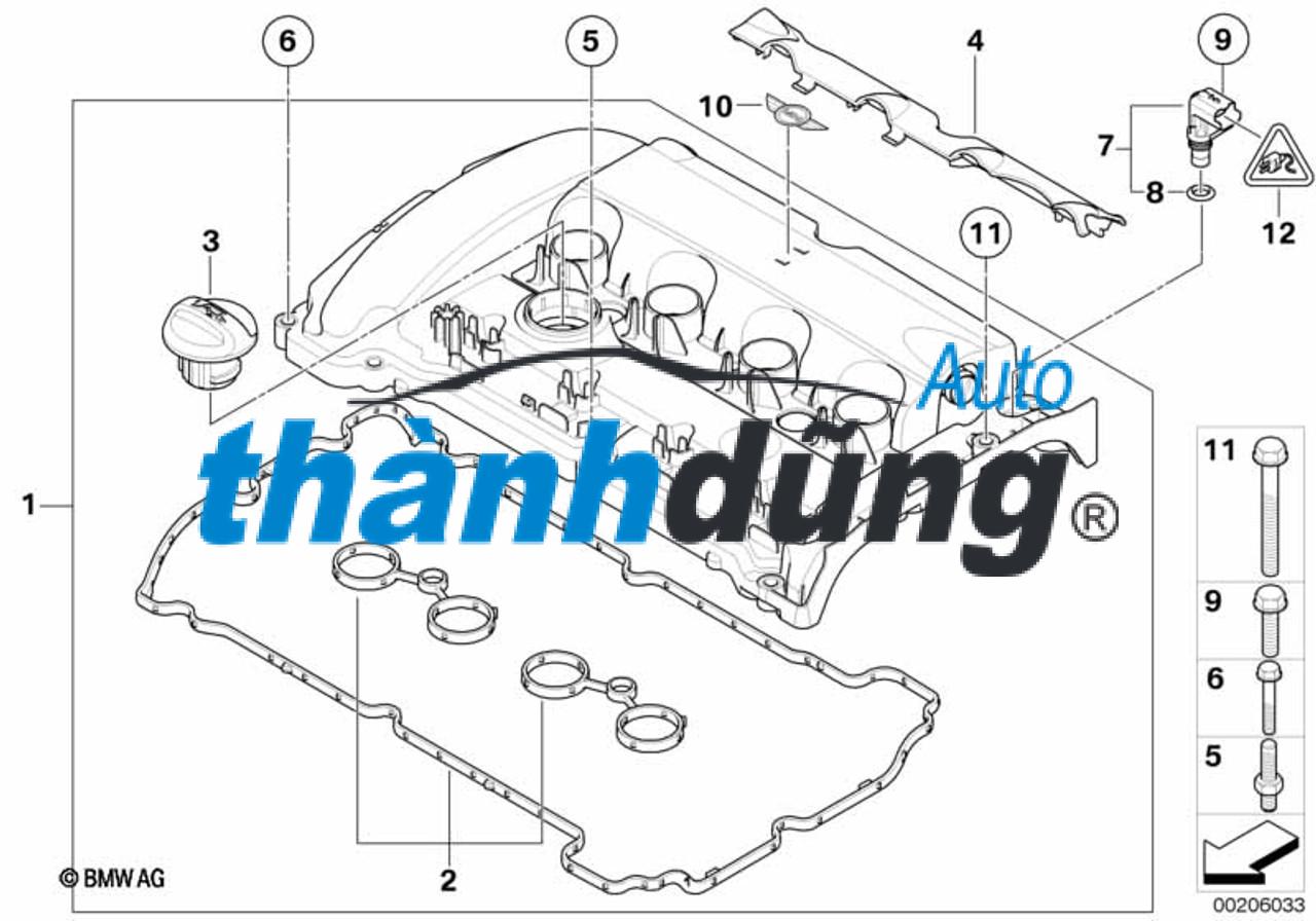 NẮP TRANG TRÍ MẶT MÁY HYUNDAI GETZ 2006-2010 | 2240526710 - Ảnh 3