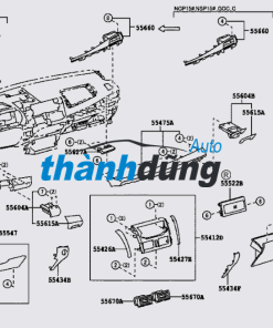CỬA GIÓ ĐIỀU HÒA PHỤ HYUNDAI PORTER 2 2016 | 974804F000ES - Ảnh 4