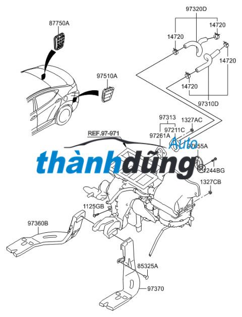 CÚT NƯỚC VAN HẰNG NHIỆT HYUNDAI SONATA 2009-2015 | 256202G500 - Ảnh 3