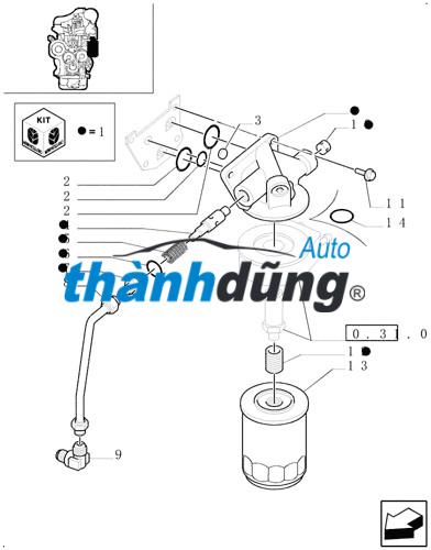 LỌC NHỚT BMW 525I | 11427508969 - Ảnh 4