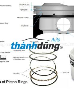 PISTON XÉC MĂNG FORD MONDEO | YF0911100AA - Ảnh 3