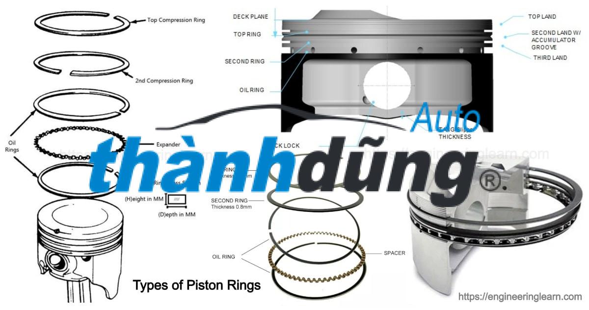 PISTON XÉC MĂNG FORD MONDEO | YF0911100AA - Ảnh 3
