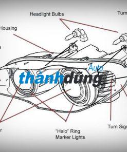 ỐP MẶT ĐÈN PHA PHẢI RANGE ROVER EVOQUE 2015 - Ảnh 4