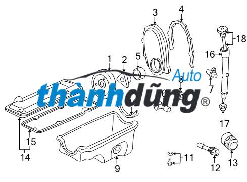 PHỚT ĐUÔI TRỤC CƠ MAZDA 323 2001 | BP0511312 - Ảnh 3