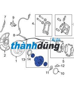 BẠC ĐẠN BÁNH SAU KIA K200 | 32009JR - Ảnh 3
