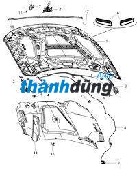 NẮP CAPO XE CHEVROLET AVEO 2011 | 96888444 - Ảnh 3