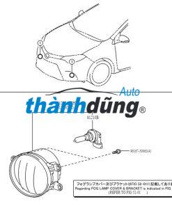 ỐP ĐÈN SƯƠNG MÙ PHẢI MAZDA 3 2021 | BCKB50C11A - Ảnh 3
