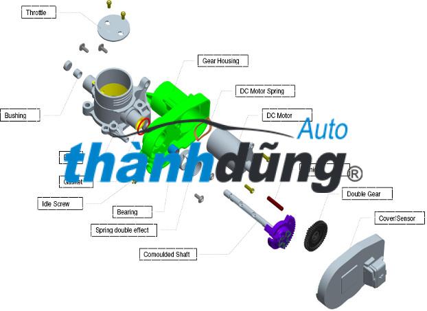 CỤM BƯỚM GA HYUNDAI I30 1.6L 2012 | 351002B180 - Ảnh 4