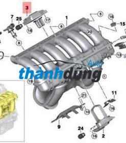 ỐNG GIÓ VÀO BẦU LỌC XE NISSAN XTRAIL 2019 | 165544CL1D - Ảnh 3