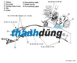 DÂY PHANH TAY XE TOYOTA HIACE RZH112 | 4642026320 - Ảnh 3