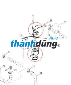 CỤM VAN HẰNG NHIỆT XE FORD MONDEO 2.0L | 1S7G8575AK - Ảnh 4