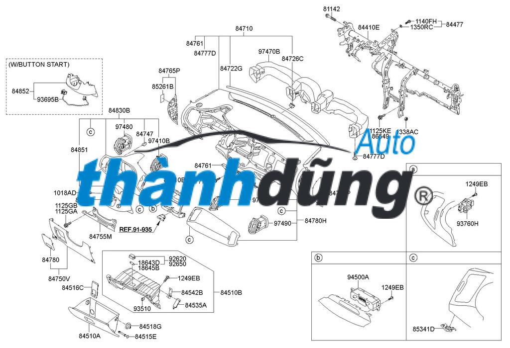 CỬA GIÓ MÁY LẠNH TOYOTA YARIS 2009 - Ảnh 3