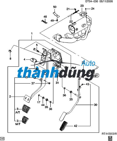CẢM BIẾN CHÂN GA TOYOTA HILUX 2020 | 78110-0K050 - Ảnh 4