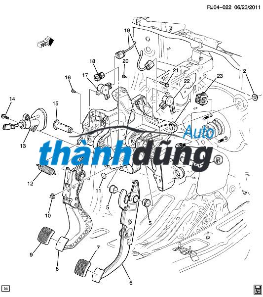 CẢM BIẾN CHÂN GA TOYOTA HILUX 2020 | 78110-0K050 - Ảnh 3