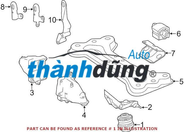 giá đỡ động cơ