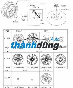 NẮP CHỤP MAY Ơ TOYOTA HILUX 2011 | 4260B0-K020 - Ảnh 3
