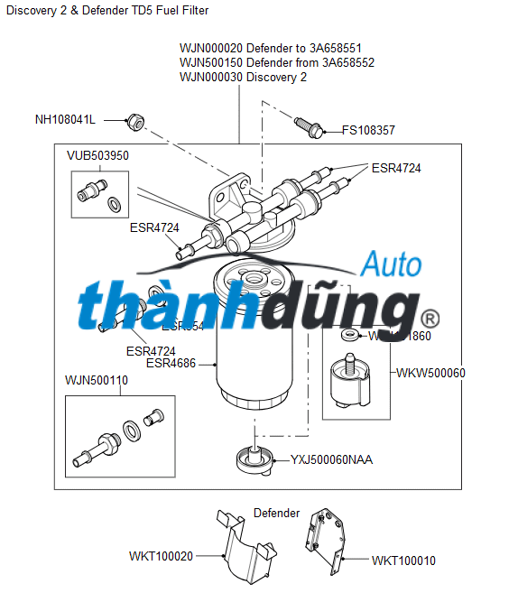LỌC XĂNG XE HONDA CIVIC 1.8 AT | 17048-TEC-000 - Ảnh 3