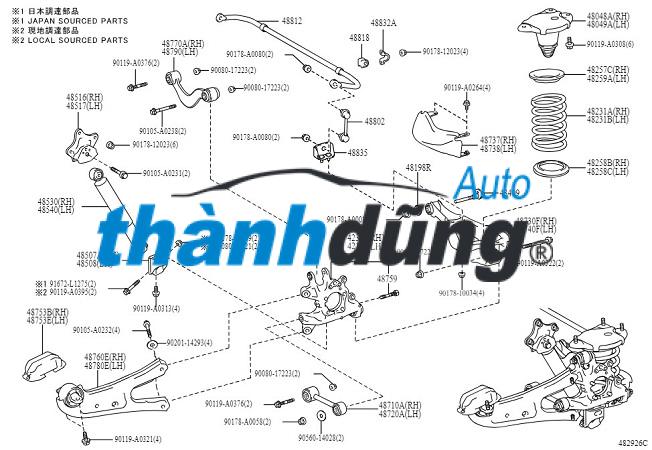 THANH GIẰNG DỌC SAU HYUNDAI TUCSON 2021 | 55270H3000 - Ảnh 3