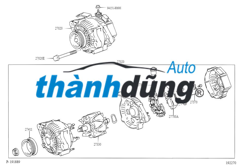 TIẾT CHẾ MÁY PHÁT DAEWOO GENTRA 2005-2010 | 93740783 - Ảnh 3