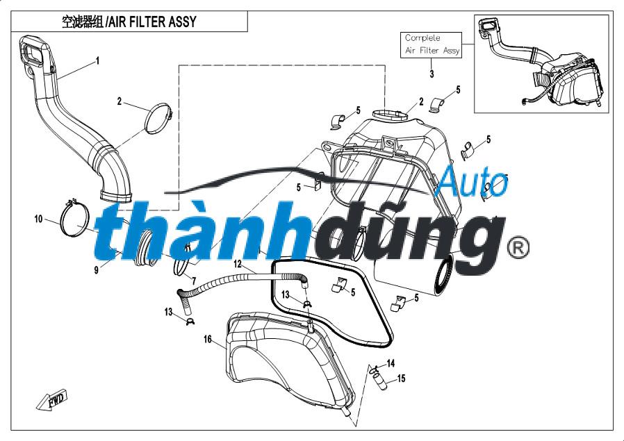LỌC GIÓ ĐIỀU HÒA CHEVROLET CAPTIVA C140 | 19373486 - Ảnh 3