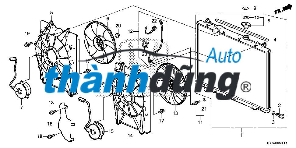 TRỞ QUẠT GIÓ ĐỘNG CƠ RENAULT CLIO - Ảnh 3