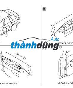 CÔNG TẮC NÂNG HẠ KÍNH TOYOTA CAMRY 2018 - Ảnh 4