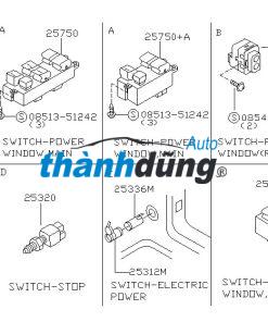 CÔNG TẮC NÂNG HẠ KÍNH TOYOTA CAMRY 2018 - Ảnh 3