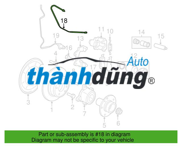 CAO SU NGÕNG MAY Ơ SAU HYUNDAI AVANTE 2011-2015 | 551304D000 - Ảnh 3