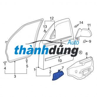 CÁNH CỬA TRƯỚC TOYOTA FORTUNER 2009 | 670010K010 - Ảnh 4