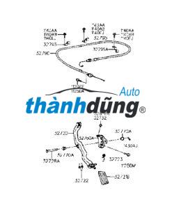 DÂY GA TOYOTA LAND CRUISER 4.5 2003 | 7818060240 - Ảnh 4