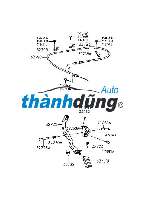 DÂY GA TOYOTA LAND CRUISER 4.5 2003 | 7818060240 - Ảnh 4