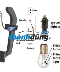 CÔNG TẮC CHÂN PHANH PEUGEOT 207 | 9818232480 - Ảnh 3