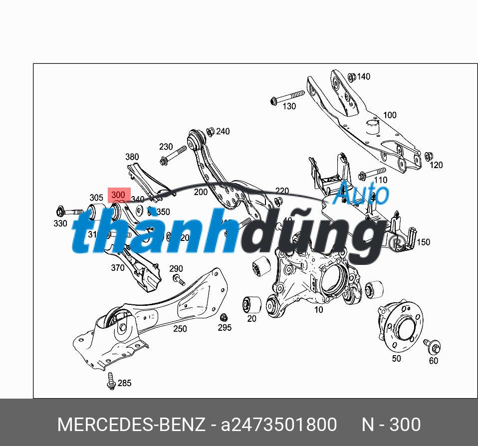 CÀNG CONG TRƯỚC MERCEDES SLK350 | A2043303211 - Ảnh 4