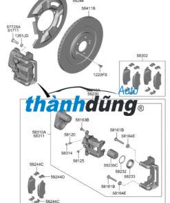 CHỤP BỤI THẮNG SAU MITSUBISHI OUTLANDER 2.4L 2018 | 4605B910 - Ảnh 4