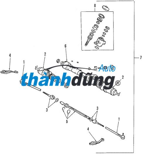 THƯỚC LÁI XE MAZDA 2 2013 | DF9532110B - Ảnh 4