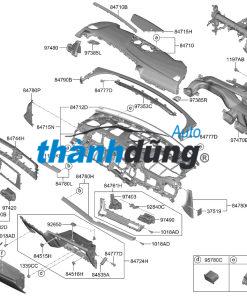 CỬA GIÓ ĐIỀU HÒA PHỤ HYUNDAI PORTER 2 2016 | 974804F000ES - Ảnh 3