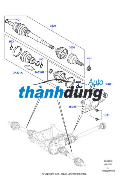 CÂY LÁP TRÁI HONDA CRV 2011 | 44306SWA900 - Ảnh 3