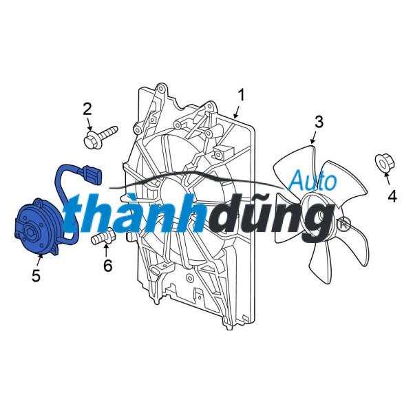 CÁNH QUẠT LY TÂM ISUZU DMAX 2012-2021 - Ảnh 3