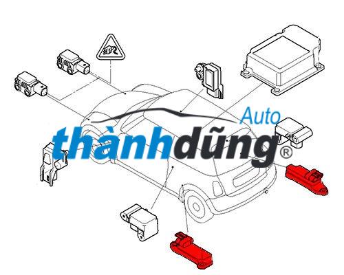 CẢM BIẾN VA CHẠM CẢN TRƯỚC FORD RANGER 2017 | EM2Z15K859AEV - Ảnh 4