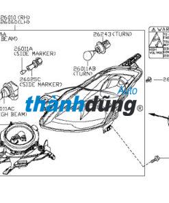 TAI CÀI ĐÈN PHA PHỤ XE HONDA CRV 2009 - Ảnh 4