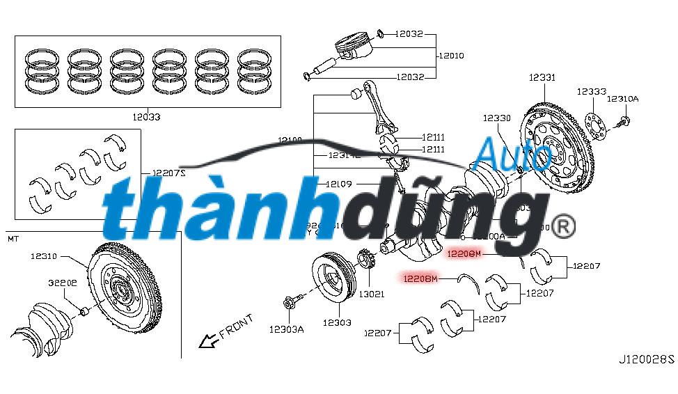 CĂN DỌC TRỤC CƠ CHEVROLET AVEO T200 | 96659201 - Ảnh 4