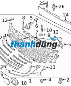ỐP XI MẠ GA LĂNG TOYOTA RUSH | 53123-BZ200 - Ảnh 4
