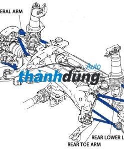 THANH GIẰNG NGANG CẦU SAU HYUNDAI SANTAFE 2013 | 551002S100 - Ảnh 3
