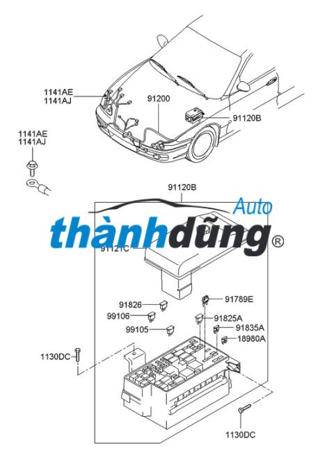 RƠ LE CẦU CHÌ TỔNG HỢP TOYOTA HILUX | 8264171020 - Ảnh 3