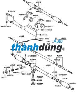 Alternative view of PHỚT (SEAL) THƯỚC LÁI HYUNDAI STAREX 2005 | 577904AA00