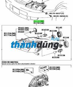 ĐÈN PHA PHẢI CHEVROLET AVEO 2011 | 96650528 - Ảnh 4