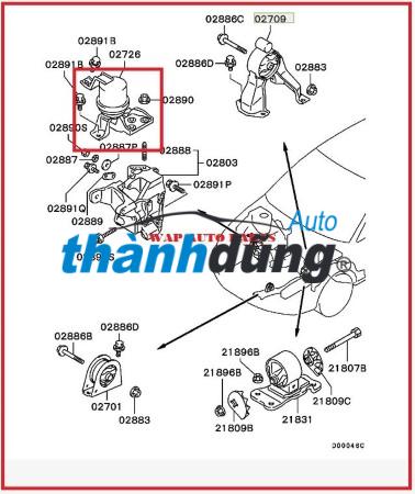 CHÂN MÁY THỦY LỰC XE TOYOTA COROLLA 2024 | 123050T381 - Ảnh 3
