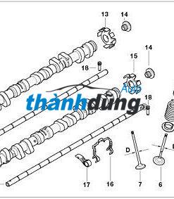 PHỚT GHÍT XUPAP XE KIA K165 | 0K65A10155A - Ảnh 3