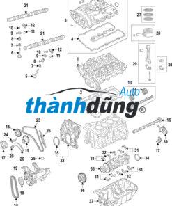 BẠC TRỤC CÂN BẰNG TOYOTA CAMRY 2AZ 2012 | 119112801103 - Ảnh 4